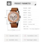 Skmei - 9327 - Functional Chronograph Features Watch - rose gold-silver - Image 4