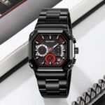 Skmei - 9359 - Quartz Chronograph Heavy-Duty Metal Build - red - Image 4