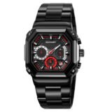 Skmei - 9359 - Quartz Chronograph Heavy-Duty Metal Build - red