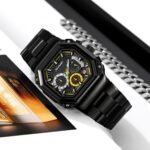 Skmei - 9359 - Quartz Chronograph Heavy-Duty Metal Build - yellow - Image 3