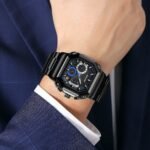 Skmei - 9359 - Quartz Chronograph Heavy-Duty Metal Build - blue - Image 3