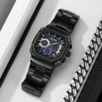 Skmei - 9359 - Quartz Chronograph Heavy-Duty Metal Build - blue - Image 2