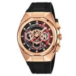 SKMEI - 9377 - Sporty Multi-Function Quartz Watch - rosegold/black