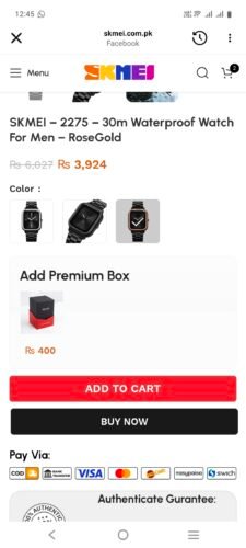 SKMEI - 2275 - 30m Waterproof Watch For Men - RoseGold photo review