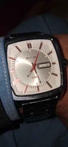 SKMEI - 9354 - Business Analog Quartz Watch - Silver photo review