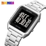 Skmei – 1879 – Digital Stainless Steel Watch – Silver - Image 4