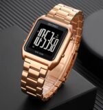 Skmei – 1879 – Digital Stainless Steel Watch – RoseGold - Image 2