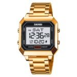 Skmei – 2149 – Metal Digital Watch – Gold - Image 2