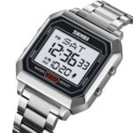 Skmei – 2149 – Metal Digital Watch – Silver