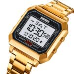 Skmei – 2149 – Metal Digital Watch – Gold