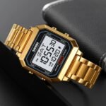Skmei – 2149 – Metal Digital Watch – Gold - Image 4