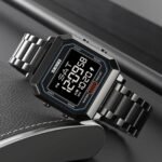 Skmei – 2149 – Metal Digital Watch – Black - Image 3
