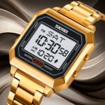 Skmei – 2149 – Metal Digital Watch – Gold - Image 5