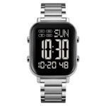 Skmei – 2259 – Digital Steel Watch – Silver/Black