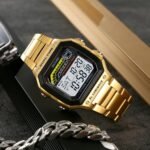 Skmei – 2307 – Digital Sports Watch – Gold/Steel - Image 2