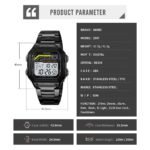 Skmei – 2307 – Digital Sports Watch – Black/Steel - Image 5