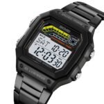 Skmei – 2307 – Digital Sports Watch – Black/Steel
