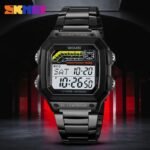 Skmei – 2307 – Digital Sports Watch – Black/Steel - Image 3