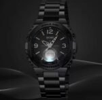 Skmei – 2310 – Digital World Time Analog Watch – Black/Black - Image 3