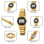 Skmei – 2338 – Women Digital Display Watch – Gold - Image 7