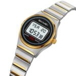 Skmei – 2338 – Women Digital Display Watch – Silver / Gold