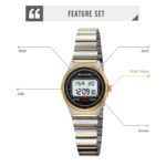 Skmei – 2338 – Women Digital Display Watch – Silver / Gold - Image 8
