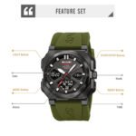 Skmei – 2418 – Bold Sports Edition Watch – Army Green - Image 3