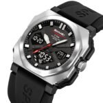 Skmei – 2418 – Bold Sports Edition Watch – Silver