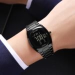 Skmei – 2419 – Classic Digital Vintage Watch – Black/Black - Image 3