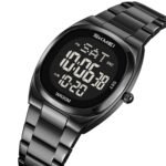 Skmei – 2419 – Classic Digital Vintage Watch – Black/Black