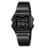 Skmei – 2465 – Digital Spring Strap Watch – Black/Black/SpringStrap - Image 2