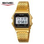 Skmei – 2465 – Digital Seven Bead Strap Watch – Gold/SevenBead - Image 2