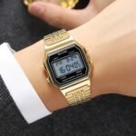 Skmei – 2465 – Digital Seven Bead Strap Watch – Gold/SevenBead - Image 3