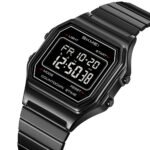 Skmei – 2465 – Digital Spring Strap Watch – Black/Black/SpringStrap