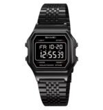 Skmei – 2465 – Digital Seven Bead Strap Watch – Black/Black/SevenBead - Image 2