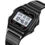 Skmei – 2465 – Digital Spring Strap Watch – Black/White/SpringStrap