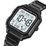 Skmei – 2559 – Digital Classic Sports Watch – Black/Steel Strap