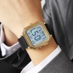 Skmei – 2559 – Digital Classic Sports Watch – Gold / Silica - Image 3