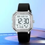 Skmei – 2559 – Digital Classic Sports Watch – Silver / Silica - Image 2