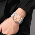 Skmei 9288 – Business Class Luxury Watch – Silver/RoseGold/Rose Gold - Image 4