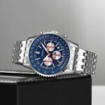 Skmei – 9348 – Executive Chronograph Watch – Blue - Image 2