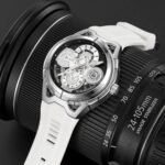 Skmei – 9349 – Silicone Quartz Luxury Watch – Silver/White - Image 4