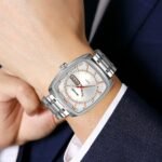 SKMEI - 9354 - Business Analog Quartz Watch - Silver - Image 3