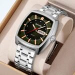 SKMEI - 9354 - Business Analog Quartz Watch - Green - Image 2