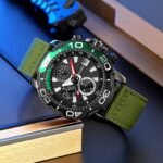 Skmei - 9381 - Men’s Sports Chronograph Watch - Army Green - Image 3
