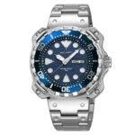 Skmei – 9385 – Luxury Stainless Steel Watch – Silver/Blue
