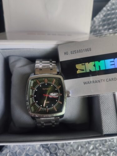 SKMEI - 9354 - Business Analog Quartz Watch - Green photo review