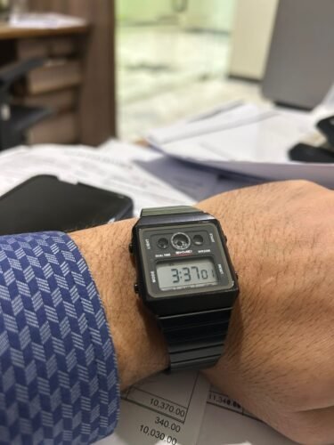 SKMEI - 2450 - Classic Retro Digital Watch - Black photo review