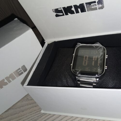 Skmei – 2259 – Digital Steel Watch – Silver/Black photo review