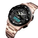 Skmei - 1370 - Navitech Dual Display Watch - RoseGold - Image 4